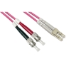 Cavo fibra ottica lc a st multimode duplex om4 50/125 mt.1