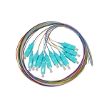 Set 12 cavi pigtail fibra ottica colorati connettori sc om3 simplex 2 mt