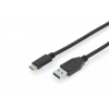 Cavo usb 3.1 (gen 2) tipo "c" - usb "a" 10 gbps superspeed+ digitus mt 1