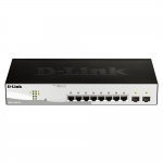 D-Link DGS-1210-10 Gestito L2 Gigabit Ethernet (10/100/1000) 1U Nero, Grigio switch di rete