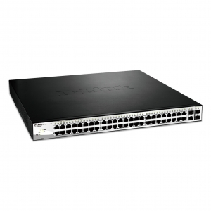 D-Link DGS-1210-52MP Gestito L2 Gigabit Ethernet (10/100/1000) Supporto Power over Ethernet (PoE) 1U Nero switch di rete