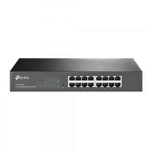 Hub switch 16 porte gigabit tl-sg1016de managed rack tp-link