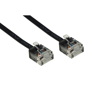 Cavo rete cat.6a 1mt utp ultrapiatto con connettore salvaspazio