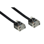 Cavo rete cat.6a 1mt utp ultrapiatto con connettore salvaspazio