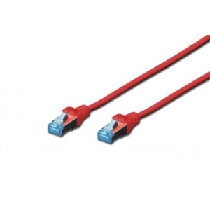 Cavo rete cat.5 1mt ftp colore rosso