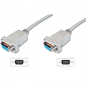 Cavo seriale 9 pin null modem incrociato f/f mt.2