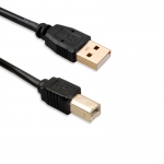 Cavo usb 2.0 a/b m/m 1,8mt nero vultech us21302