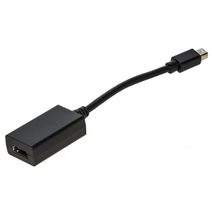 Adattatore mini displayport maschio - hdmi femmina nero