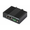 Iniettore industriale professionale poe+ 802.3 af/at gigabit digitus