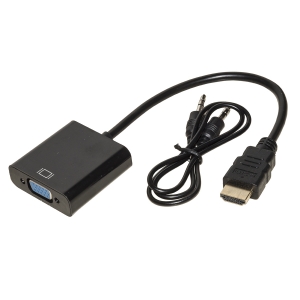 Adattatore hdmi-m a vga-f cavo 15cm con audio lkadat10