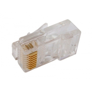 Plug di rete rj45 utp cat.5e per cavo rigido pl819