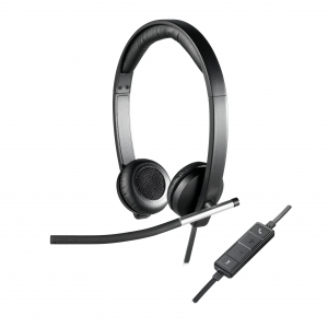 headset logitech h650e stereo (981-000519)