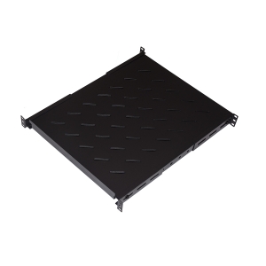 Ripiano allungabile da 560 a1023 mm per armadi rack fino a 1000 mm colore nero