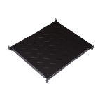 Ripiano allungabile da 560 a1023 mm per armadi rack fino a 1000 mm colore nero