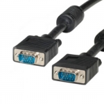 Cavo vga 5mt m/m schermato nero