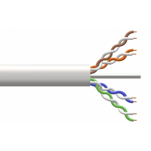 Cavo solido utp per reti categoria 6a lszh awg23 in rame matassa mt 305 classe cpr eca