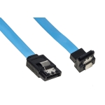 Cavo interno sata iii cm 50 connettore 90 con clip bloccaggio in metallo