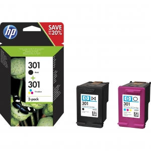 Cart hp n. 301 combo pack nera + colore