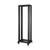 Frame di montaggio aperto 19" 42 unita'  colore nero  con 4 montanti 600x600 mm