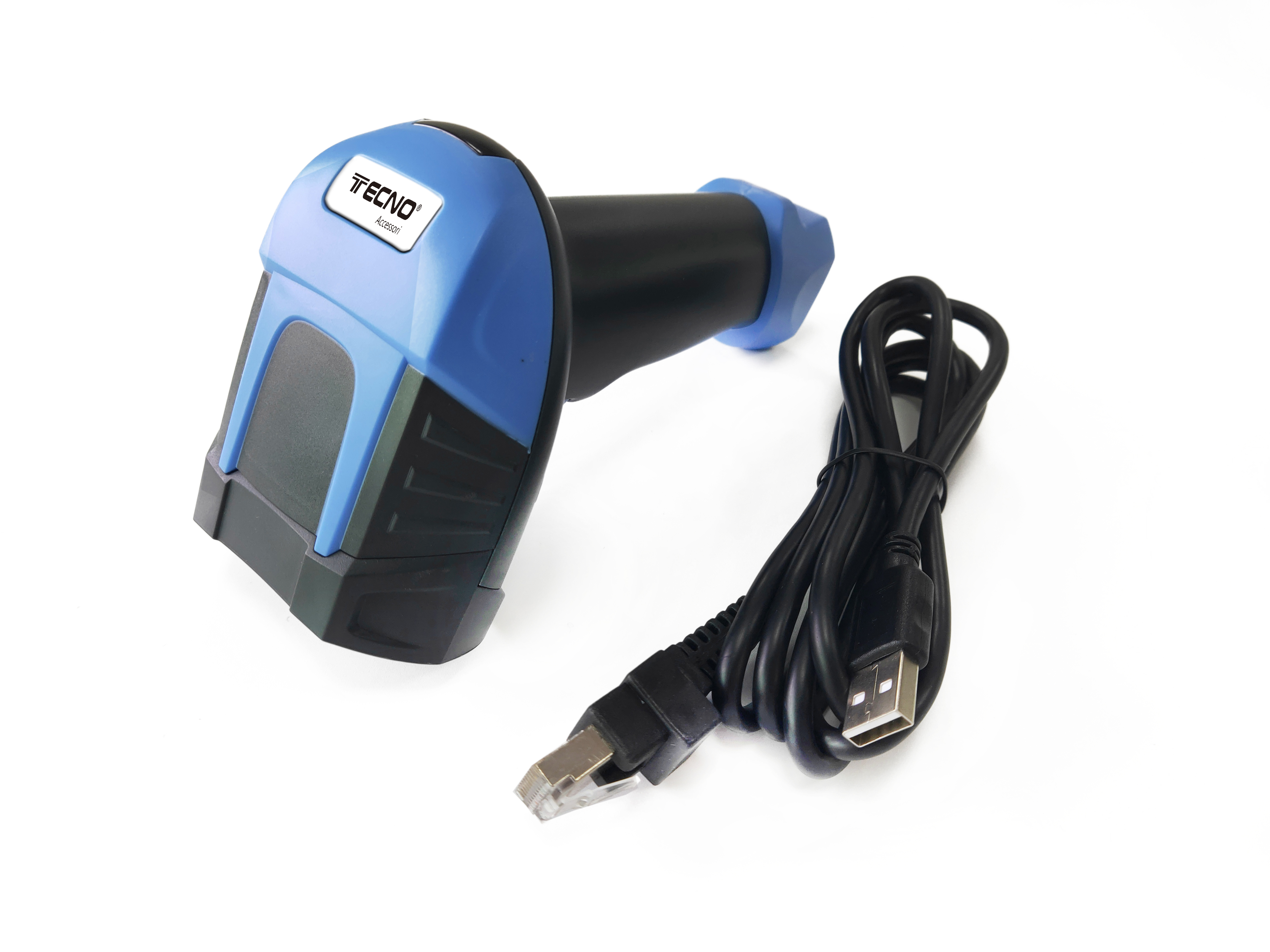 Lettore barcode laser usb con cavo 1d 2d qr code tecno