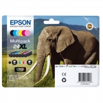 Cart epson t24xl multipack serie elefante 6 colori