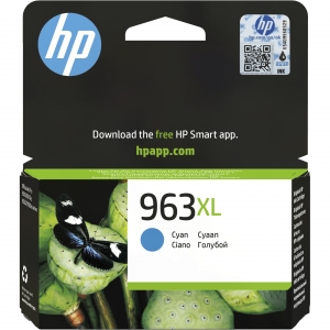 Hp n.963xl 3ja27ae ciano officejet pro 9010,9012,9014,9015,9016, 9019,9020,9022,9025