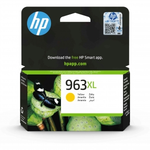 Hp n.963xl 3ja29ae giallo officejet pro 9010,9012,9014,9015,9016, 9019,9020,9022,9025