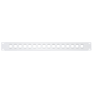Patch panel 16 porte rj45 vuoto grigio