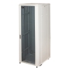 Armadio rack 19" per reti 37u (a)1770, (l)600, (p)800 colore grigio porta vetro