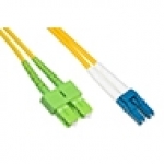 Cavo fibra ottica sc apc a lc upc singlemode duplex  mt.2