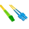 Cavo fibra ottica lc apc a sc upc singlemode duplex  mt.1