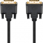 Cavo schermato dvi-i (24+5) maschio/maschio dual link mt. 2