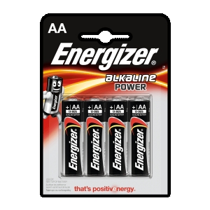 Batterie stilo aa energizer alkaline power conf. 4pz