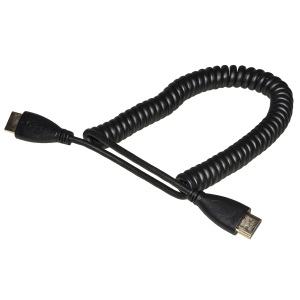 Cavo hdmi maschio-maschio a spirale estensibile fino a mt 1,60