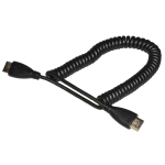 Cavo hdmi maschio-maschio a spirale estensibile fino a mt 1,60
