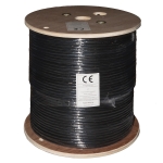 Cavo solido u/utp per reti categoria 6 awg24 in rame per esterno guaina pe matassa 305 mt