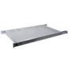 Ripiano per armadi rack 19" estensione variabile 700-900 mm con 4 agganci colore grigio