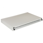 Pannello fibra ottica 19" con 24 porte sc duplex profondita' 250 mm grigio con accessori