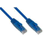 Cavo rete categoria 6a non schermato utp awg24 colore blu halogenfree mt 3