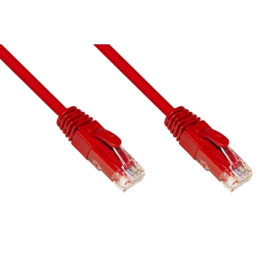 Cavo rete categoria 6a non schermato utp awg24 colore rosso halogenfree mt 30