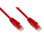 Cavo rete categoria 6a non schermato utp awg24 colore rosso halogenfree mt 50