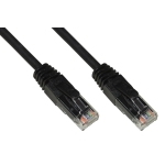 Cavo rete categoria 6a non schermato utp awg24 colore nero halogenfree mt 5