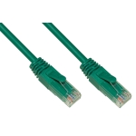 Cavo rete categoria 6a non schermato utp awg24 colore verde halogenfree mt 5