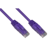 Cavo rete categoria 6a non schermato utp awg24 colore viola halogenfree mt 5