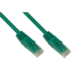 Cavo rete categoria 6a non schermato utp awg24 colore verde halogenfree mt 15