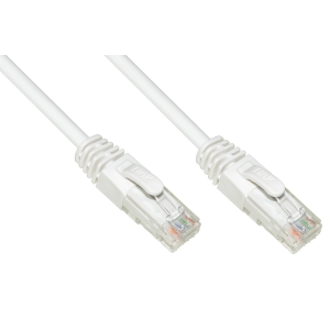 Cavo rete categoria 6a non schermato utp awg24 colore bianco halogenfree mt 0,25