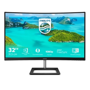 Monitor philips 32" 322e1c curvo gaming full hd vga/dp/hdmi