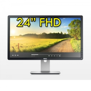 (refurbished) monitor dell p2414h 24 pollici 1920x1080 vga dvi full-hd black