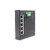 Switch 5-porte gigabit flat din rail industriale