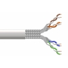 Cavo solido schermato s/ftp per reti categoria 6a lszh awg23 in rame matassa mt 305 classe cpr cca